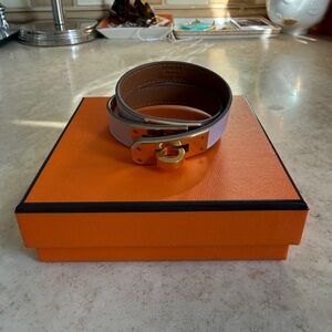Hermes mini Kelly double tour bracelet